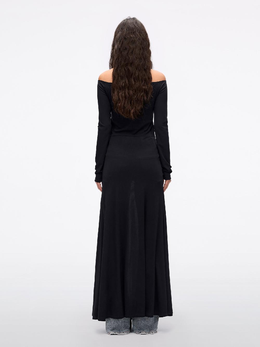 Miss Sixty OFF-SHOULDER BLACK DRESS BLACK