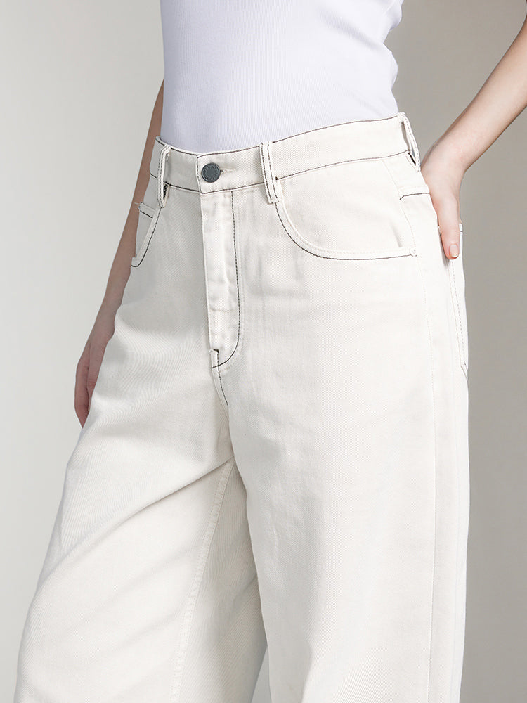 Miss Sixty OFF-WHITE LOOSE FIT JEANS WINTER IVORY