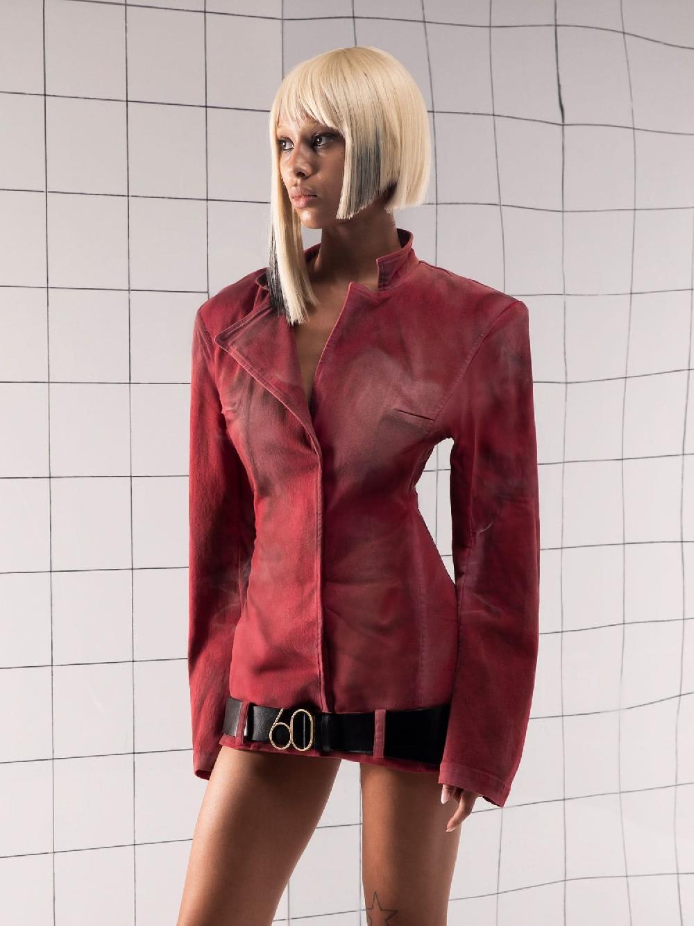 miss sixty OVERSIZED BLAZER BRICK RED