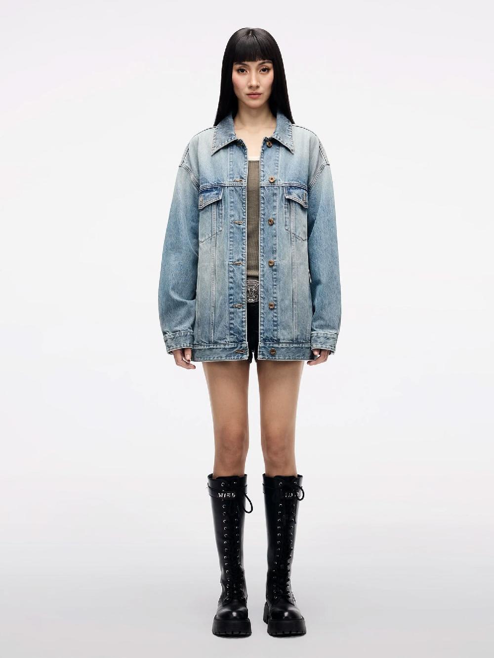 Miss Sixty OVERSIZED JACKET MIDDLE BLUE