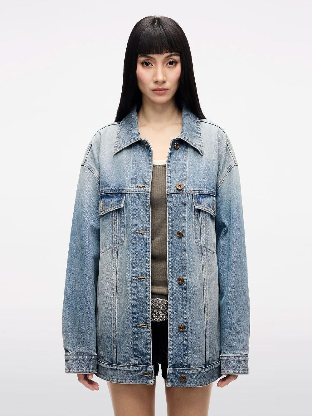 miss sixty OVERSIZED JACKET MIDDLE BLUE