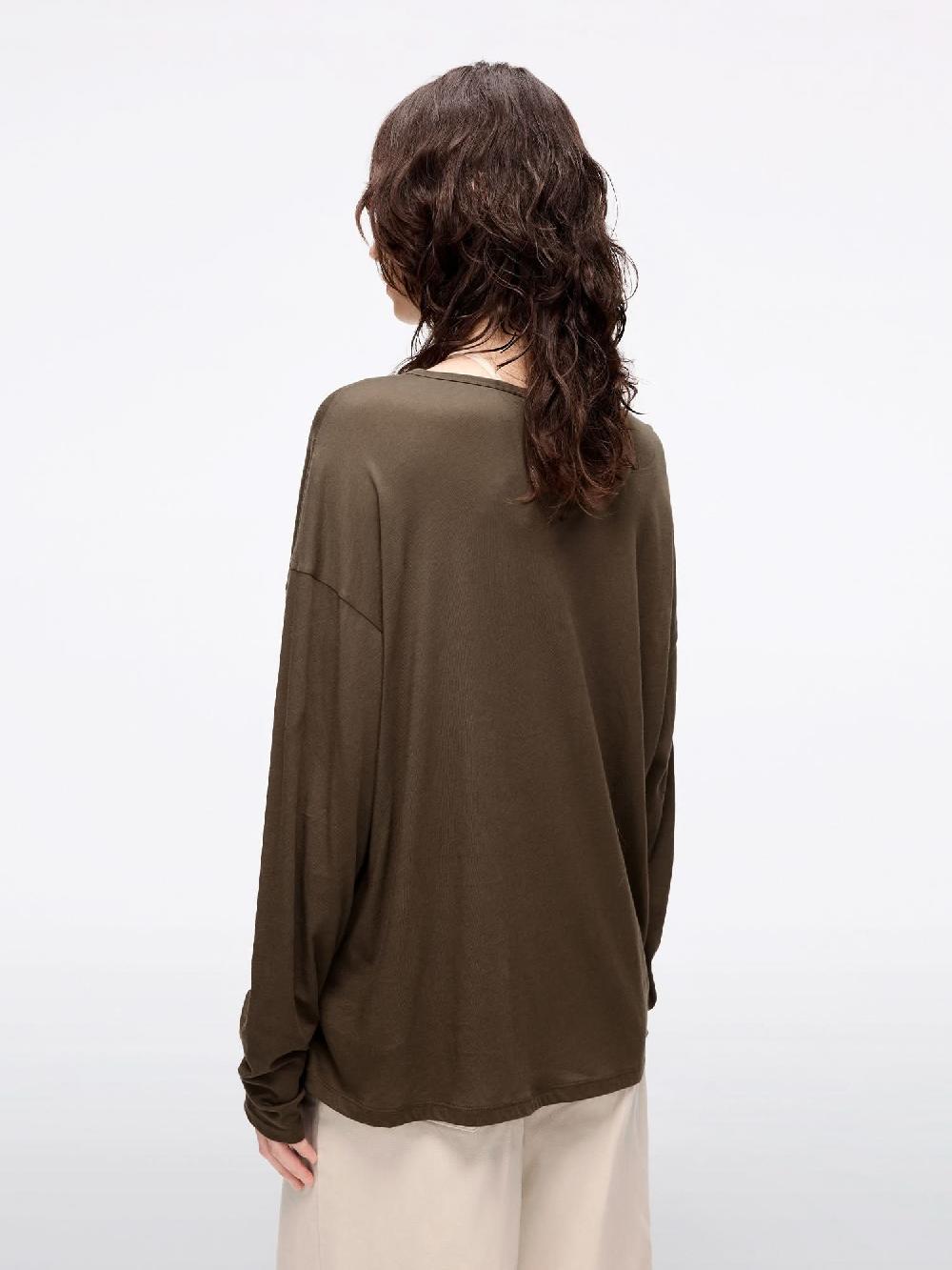 Miss Sixty OVERSIZED LIP PRINT T-SHIRT EBONY BROWN