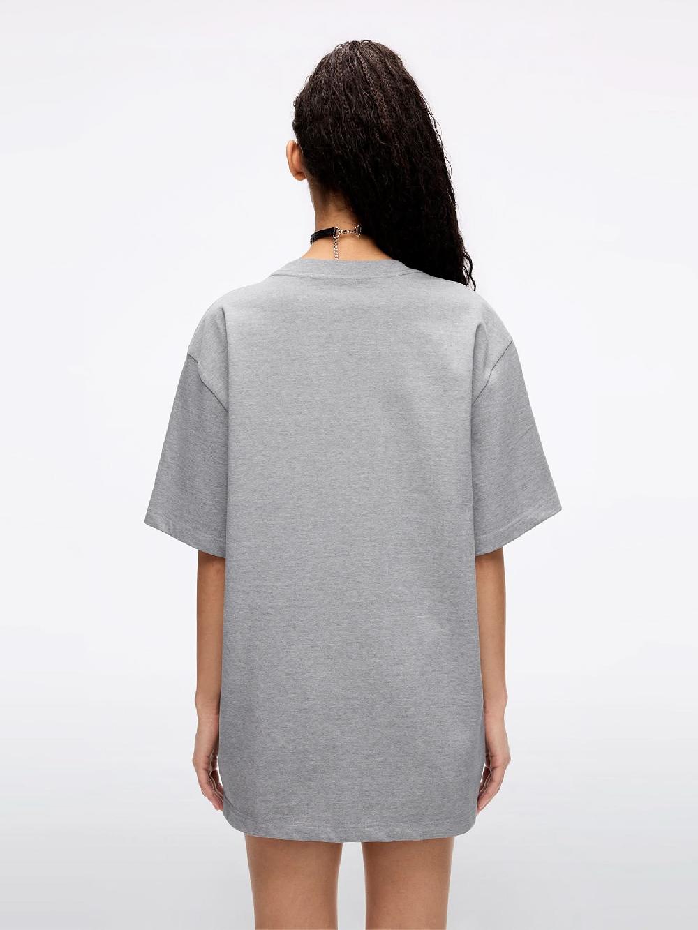 Miss Sixty OVERSIZED PRINTED T-SHIRT HEATHER GREY