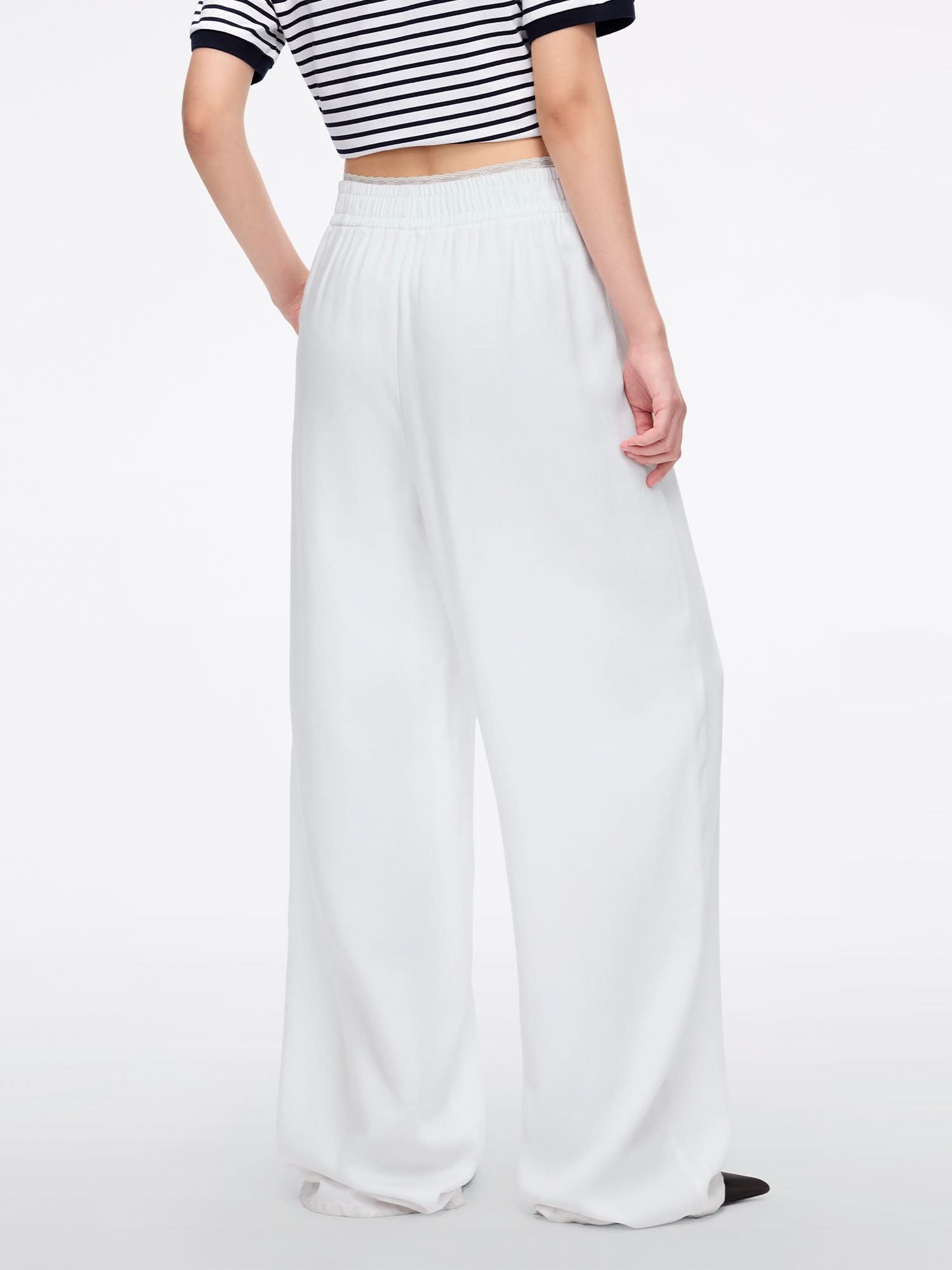 Miss Sixty PANELED TENCEL DENIM JEANS WHITE