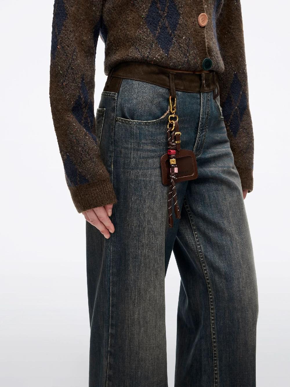 Miss Sixty PATCHWORK STRAIGHT-LEG JEANS RETRO BLUE