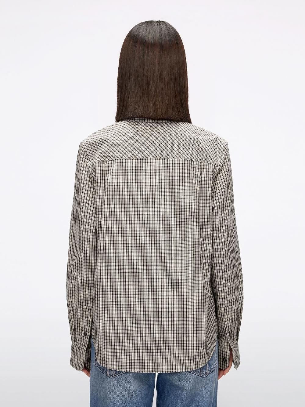 Miss Sixty PLAID SHIRT APRICOT BLACK CHECK