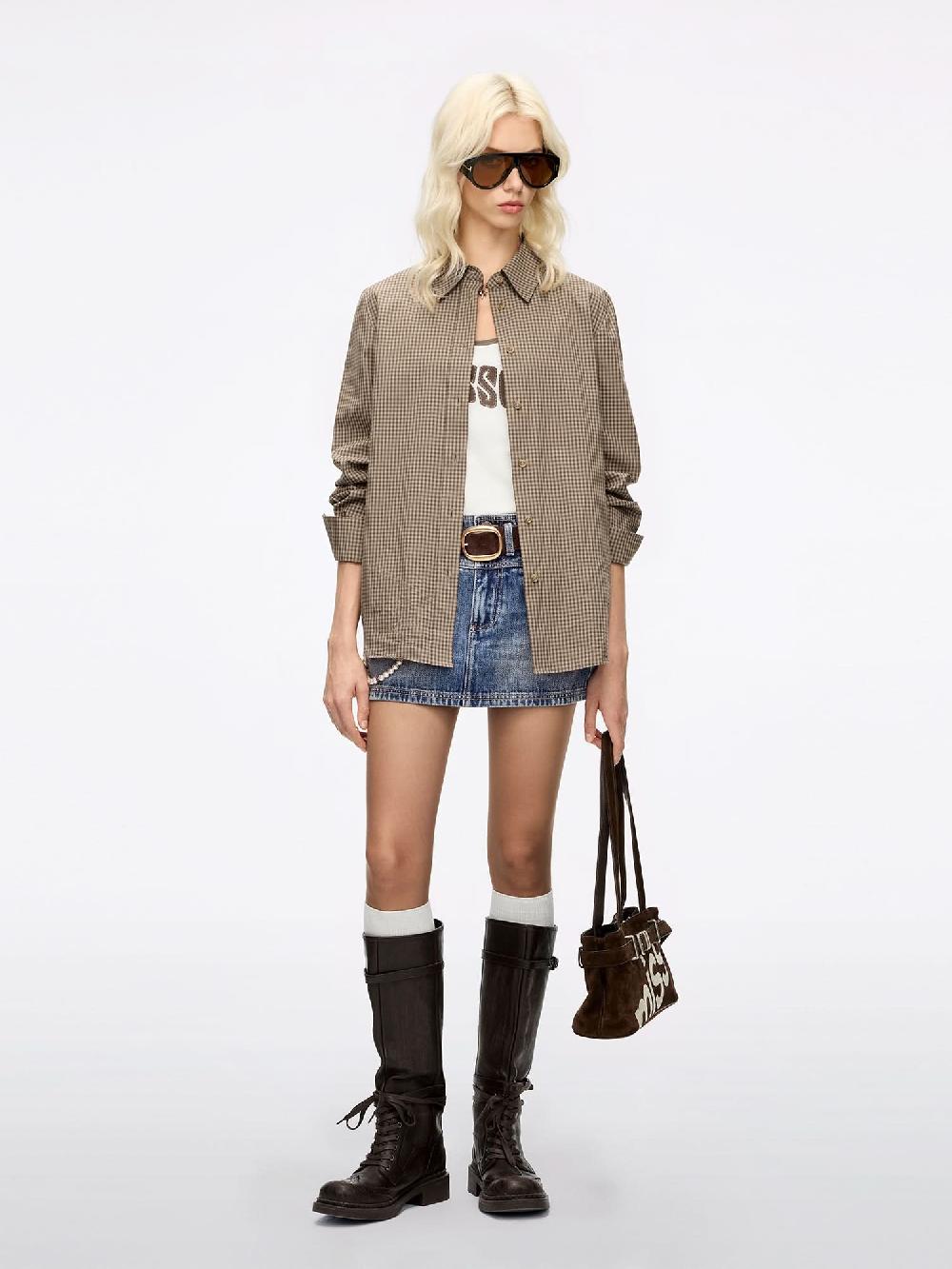 Miss Sixty PLAID SHIRT GREY MILLET CHECK