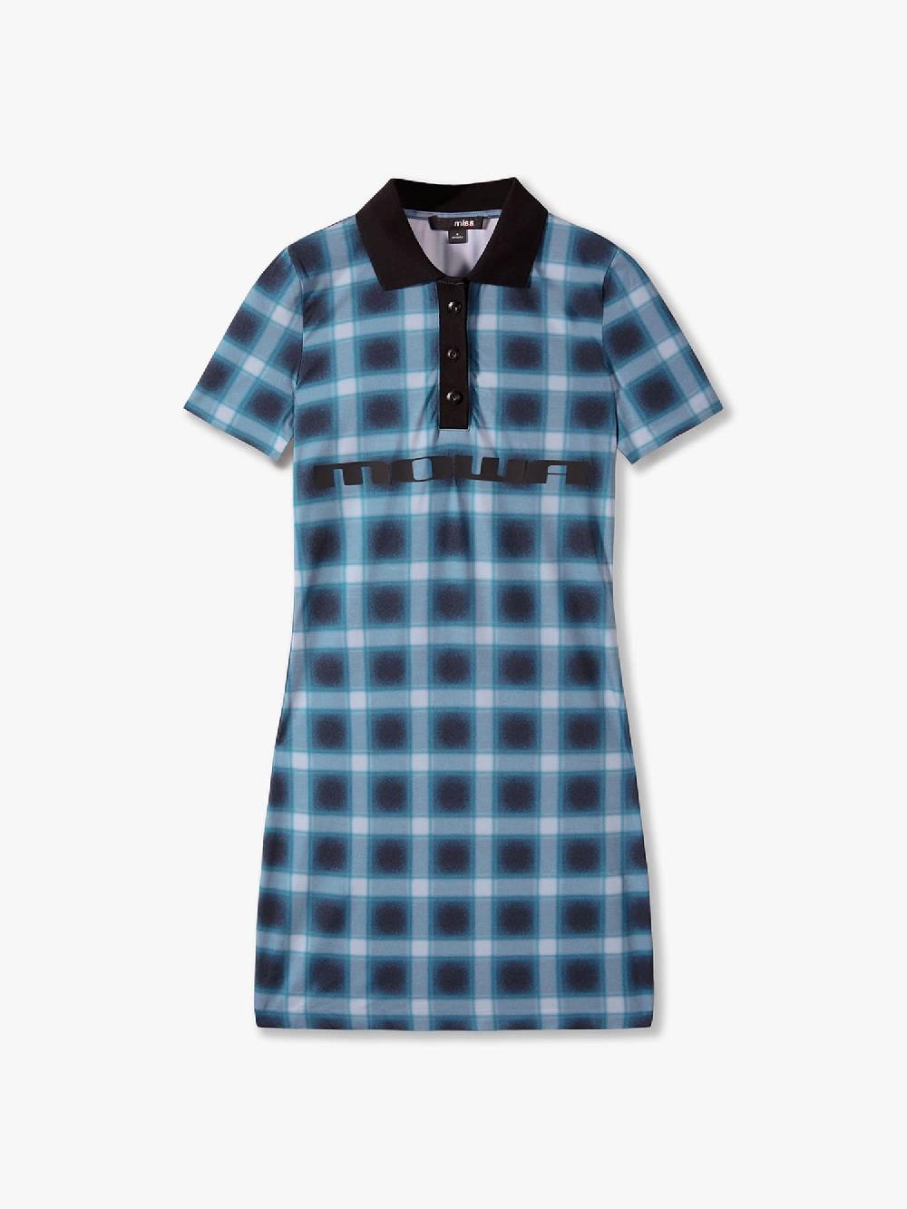 miss sixty POLO DRESS GREY BLUE