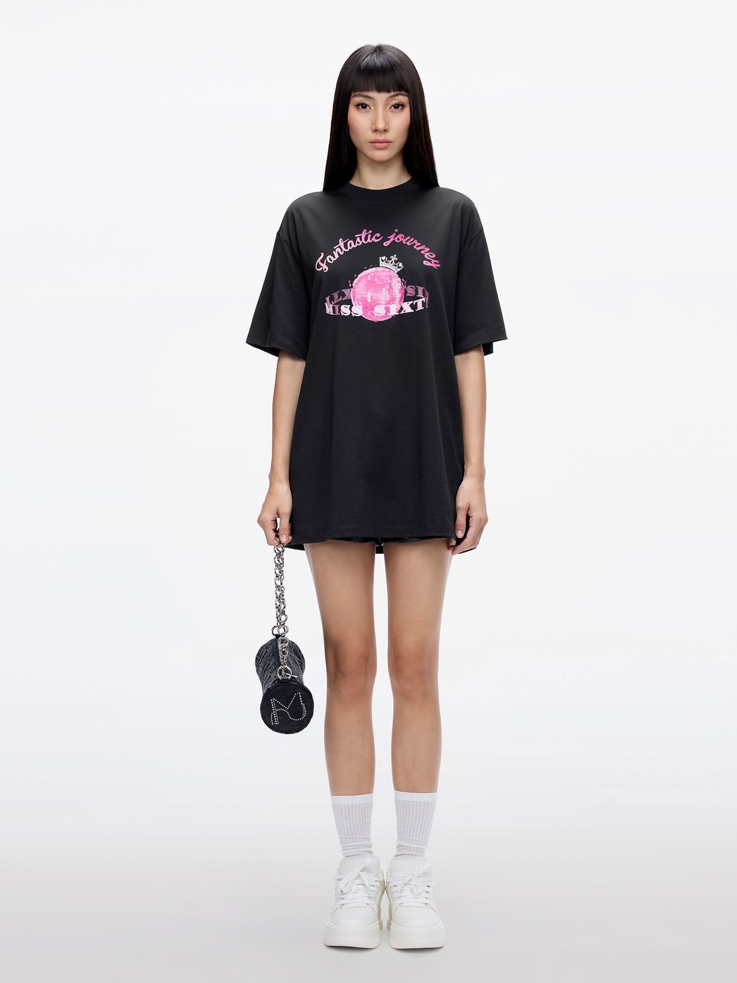 Miss Sixty PRINT T-SHIRT BLACK