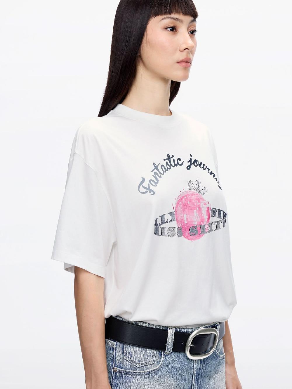 Miss Sixty PRINT T-SHIRT WHITE