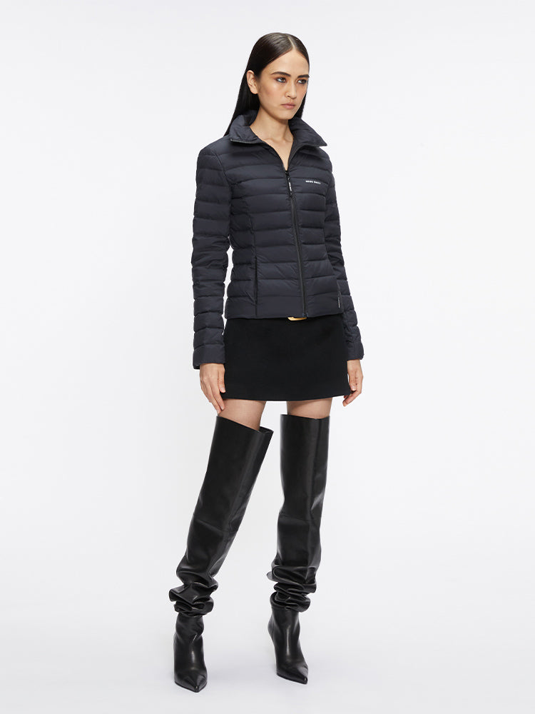 Miss Sixty PRINTED PUFFER JACKET BLACK