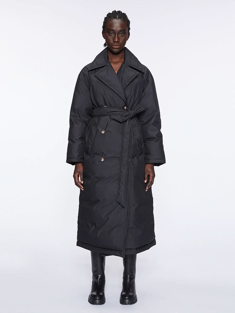 miss sixty PUFFY JACKET WITH LAPEL BLACK