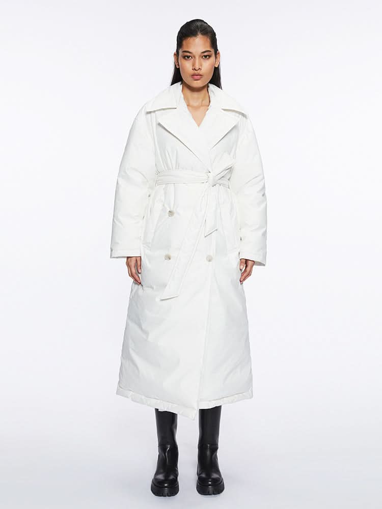 miss sixty PUFFY JACKET WITH LAPEL WHITE