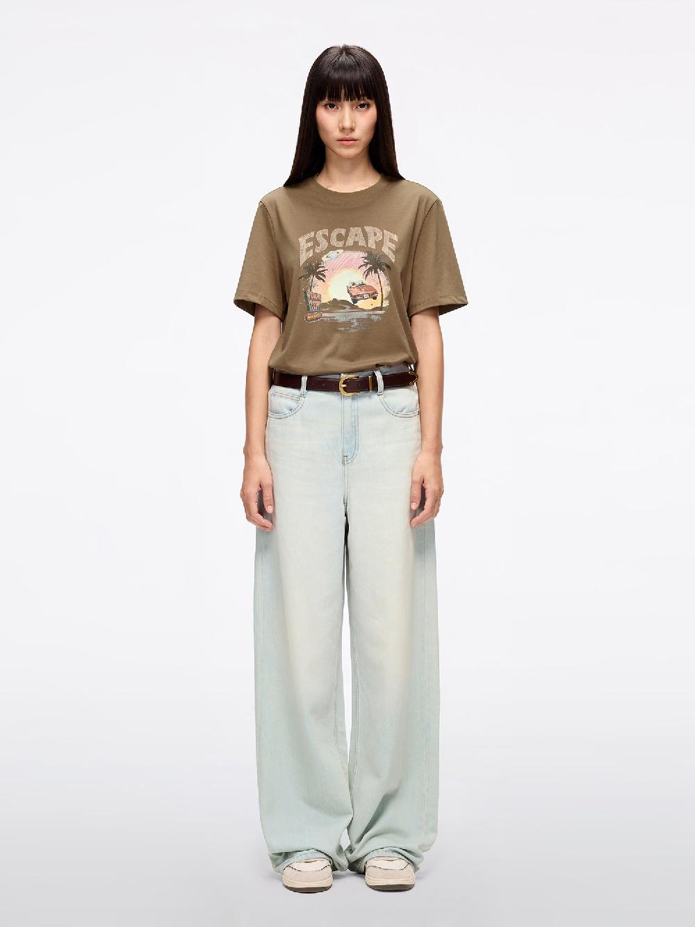 Miss Sixty RELAXED WIDE-LEG DENIM JEANS LIGHT BLUE