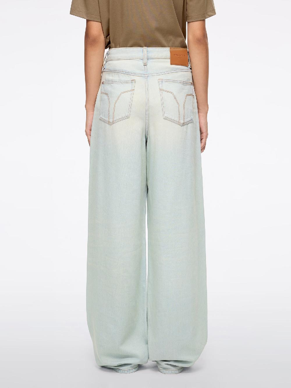 Miss Sixty RELAXED WIDE-LEG DENIM JEANS LIGHT BLUE