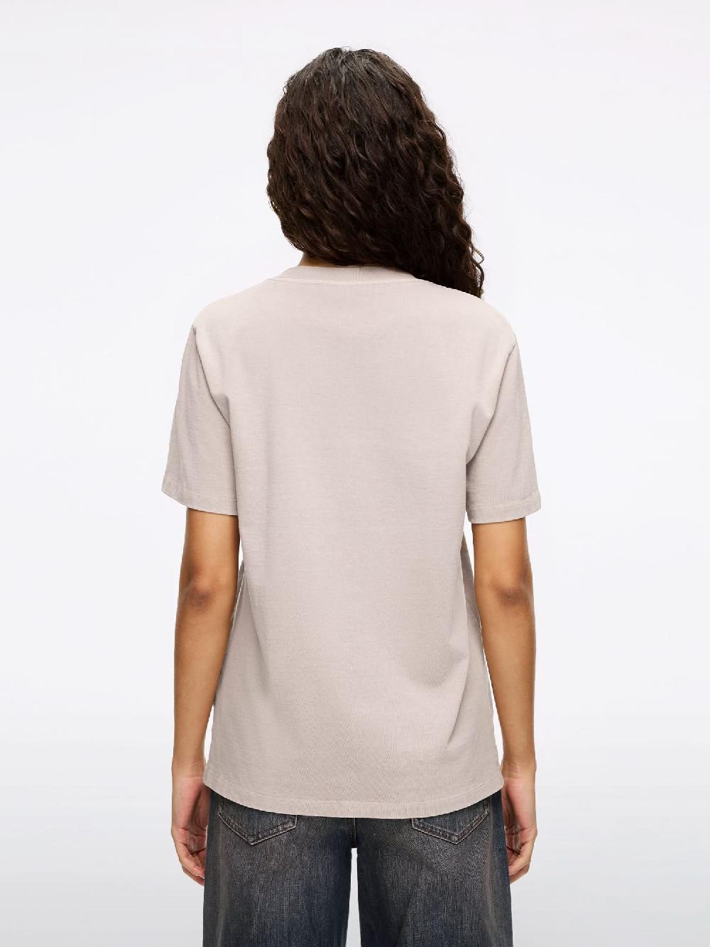 Miss Sixty RHINESTONE EMBROIDERED T-SHIRT KHAKI