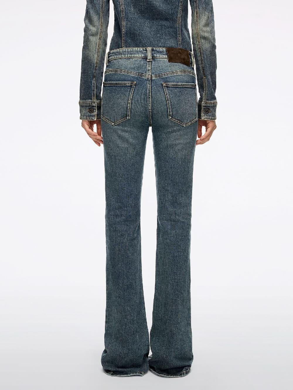 Miss Sixty RHINESTONE FLARED JEANS MIDDLE BLUE