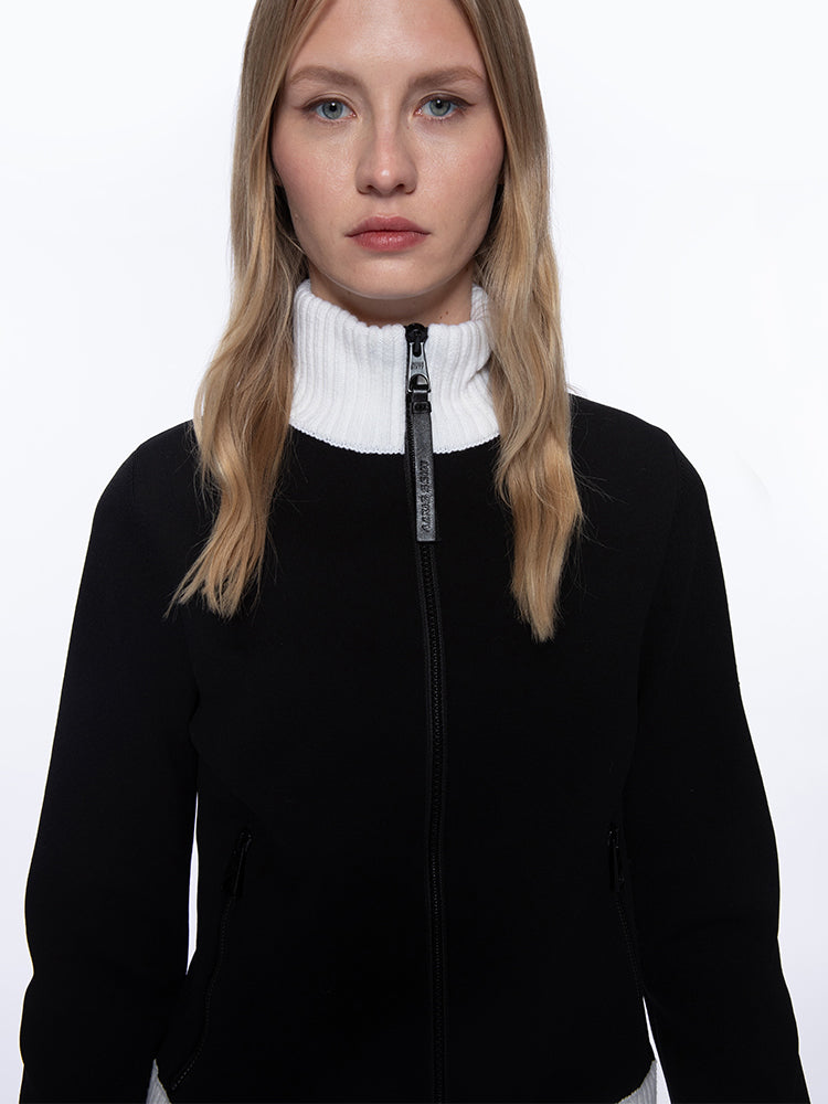 Miss Sixty RIBBED-KNIT SWEATER BLACK