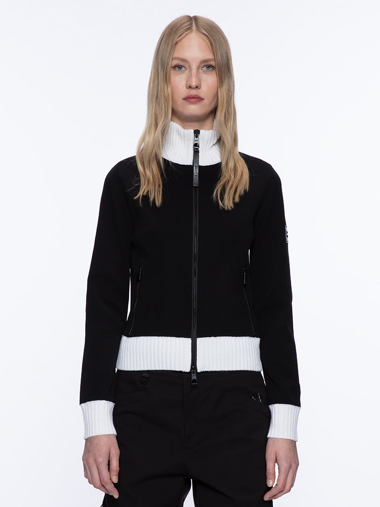 miss sixty RIBBED-KNIT SWEATER BLACK