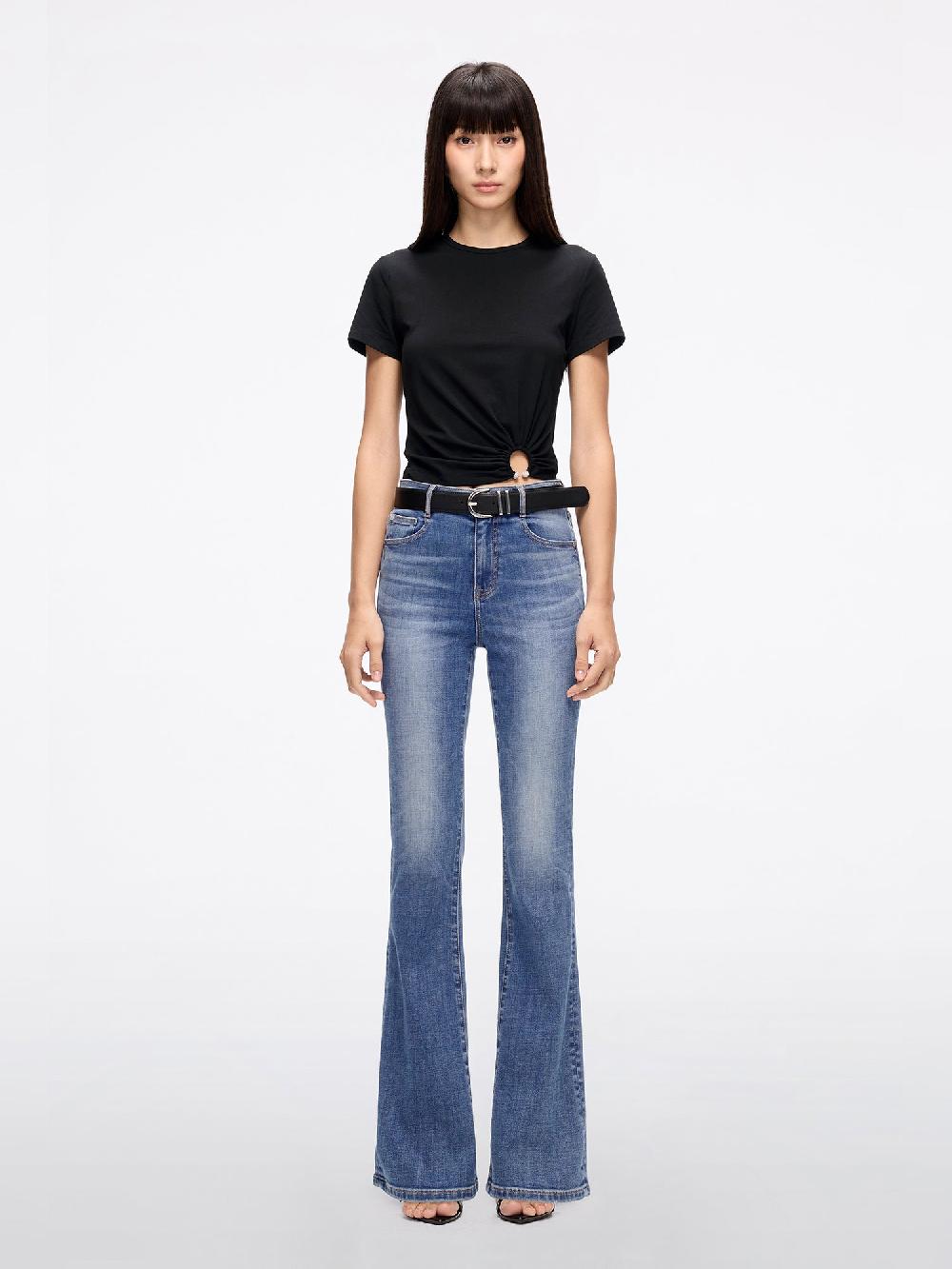 Miss Sixty ROUND NECK SHORT-SLEEVE T-SHIRT BLACK