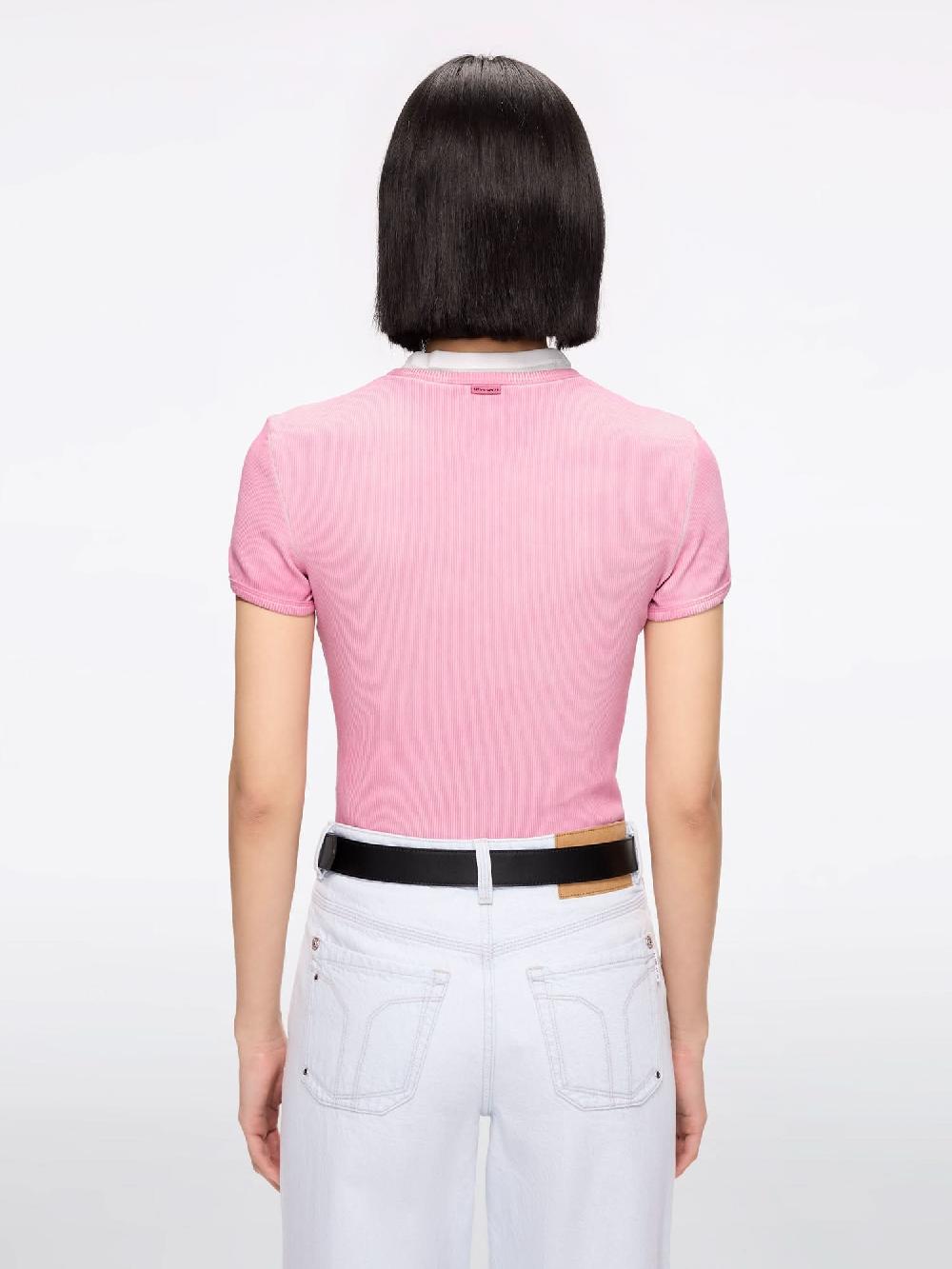 Miss Sixty ROUND NECK T-SHIRT PINK