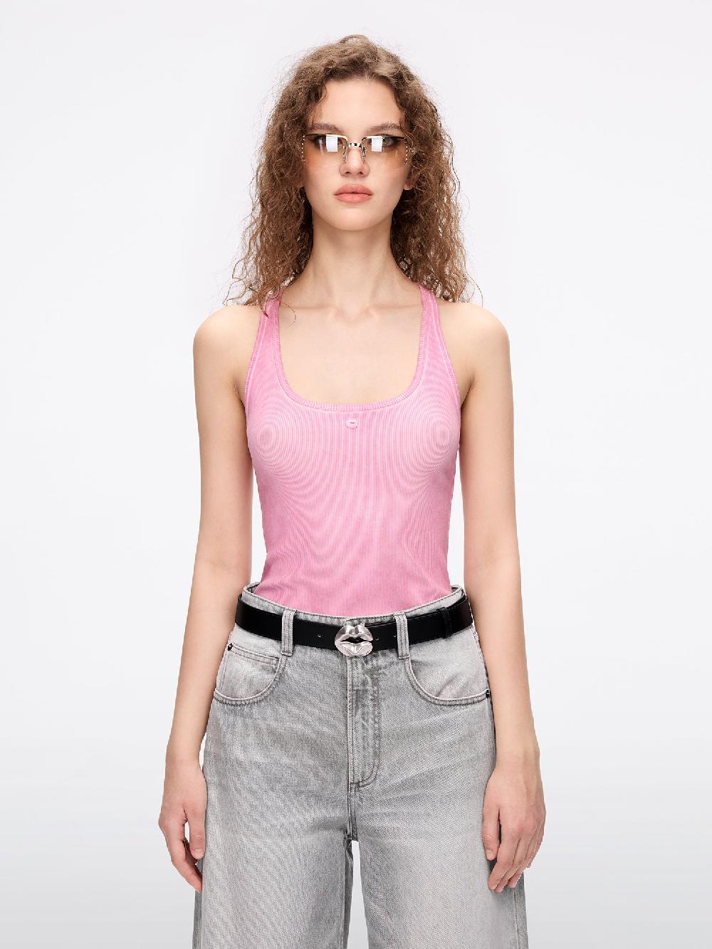 miss sixty ROUND NECK T-SHIRT PINK