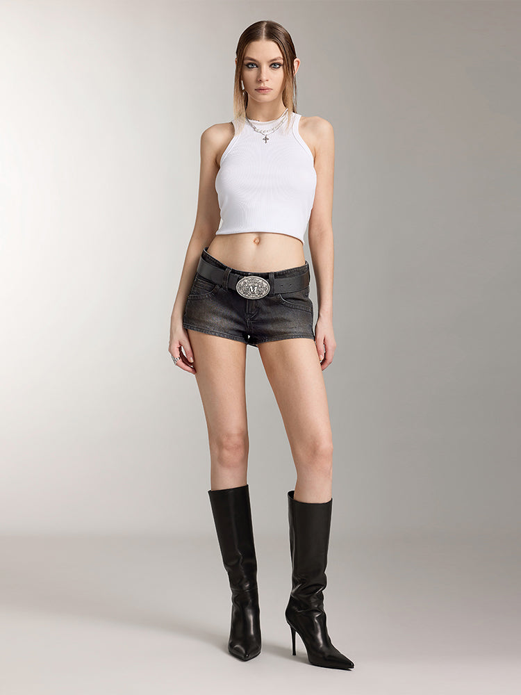 Miss Sixty SEXY DENIM SHORTS BLACK