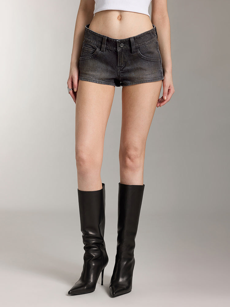 miss sixty SEXY DENIM SHORTS BLACK