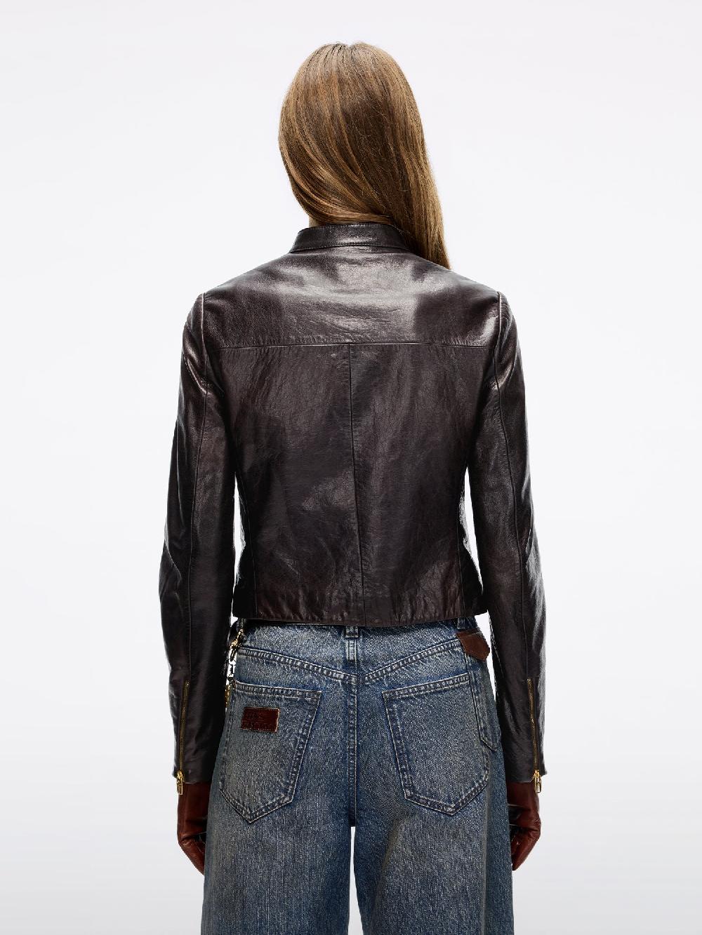 Miss Sixty SHEEPSKIN JACKET BROWN