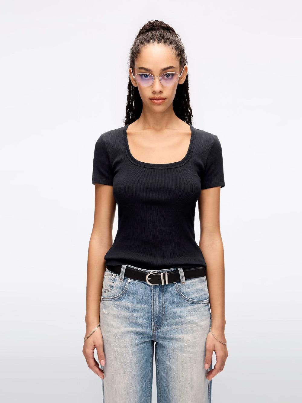 miss sixty SHORT SLEEVES T-SHIRT BLACK