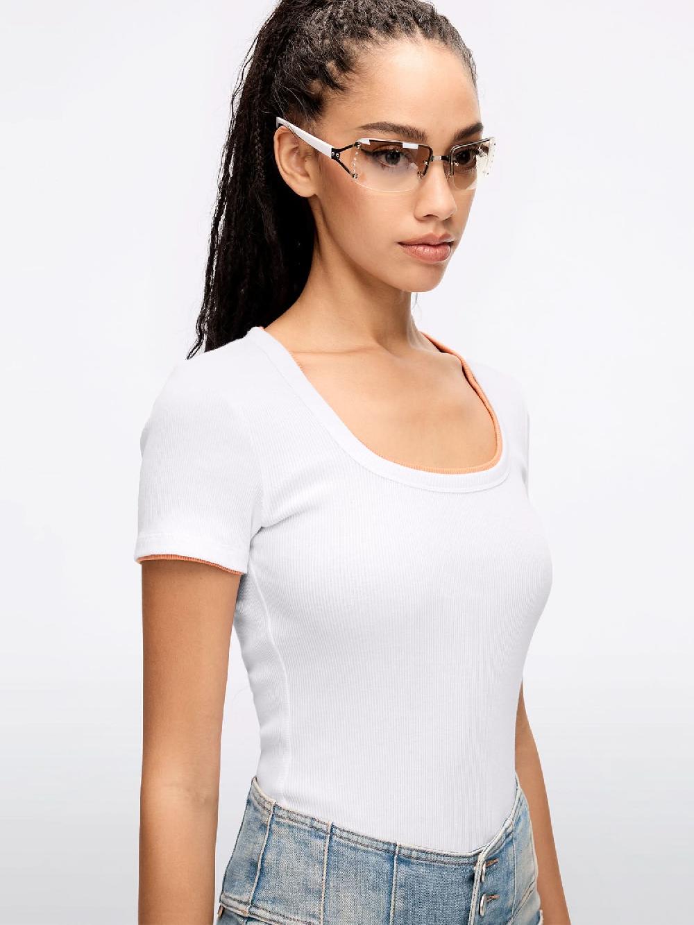 Miss Sixty SHORT SLEEVES T-SHIRT BRIGHT WHITE