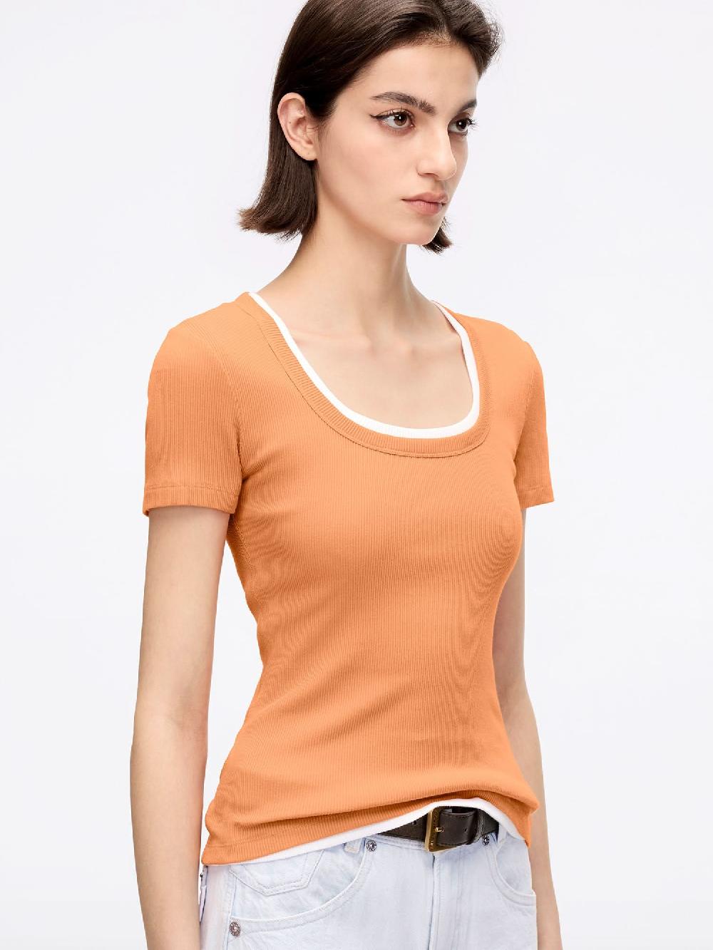 Miss Sixty SHORT SLEEVES T-SHIRT ORANGE