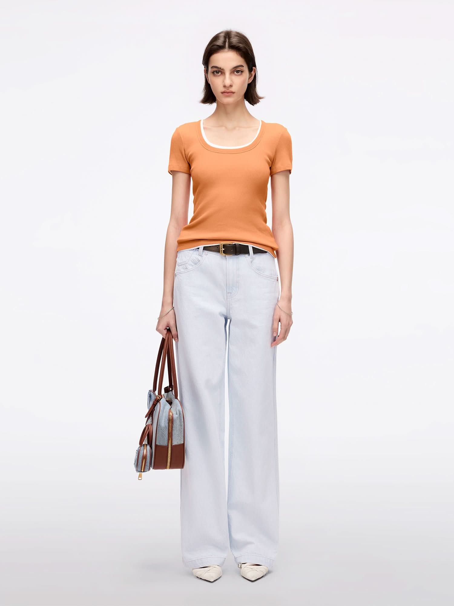 Miss Sixty SHORT SLEEVES T-SHIRT ORANGE