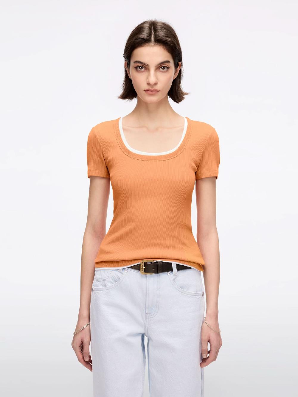 miss sixty SHORT SLEEVES T-SHIRT ORANGE