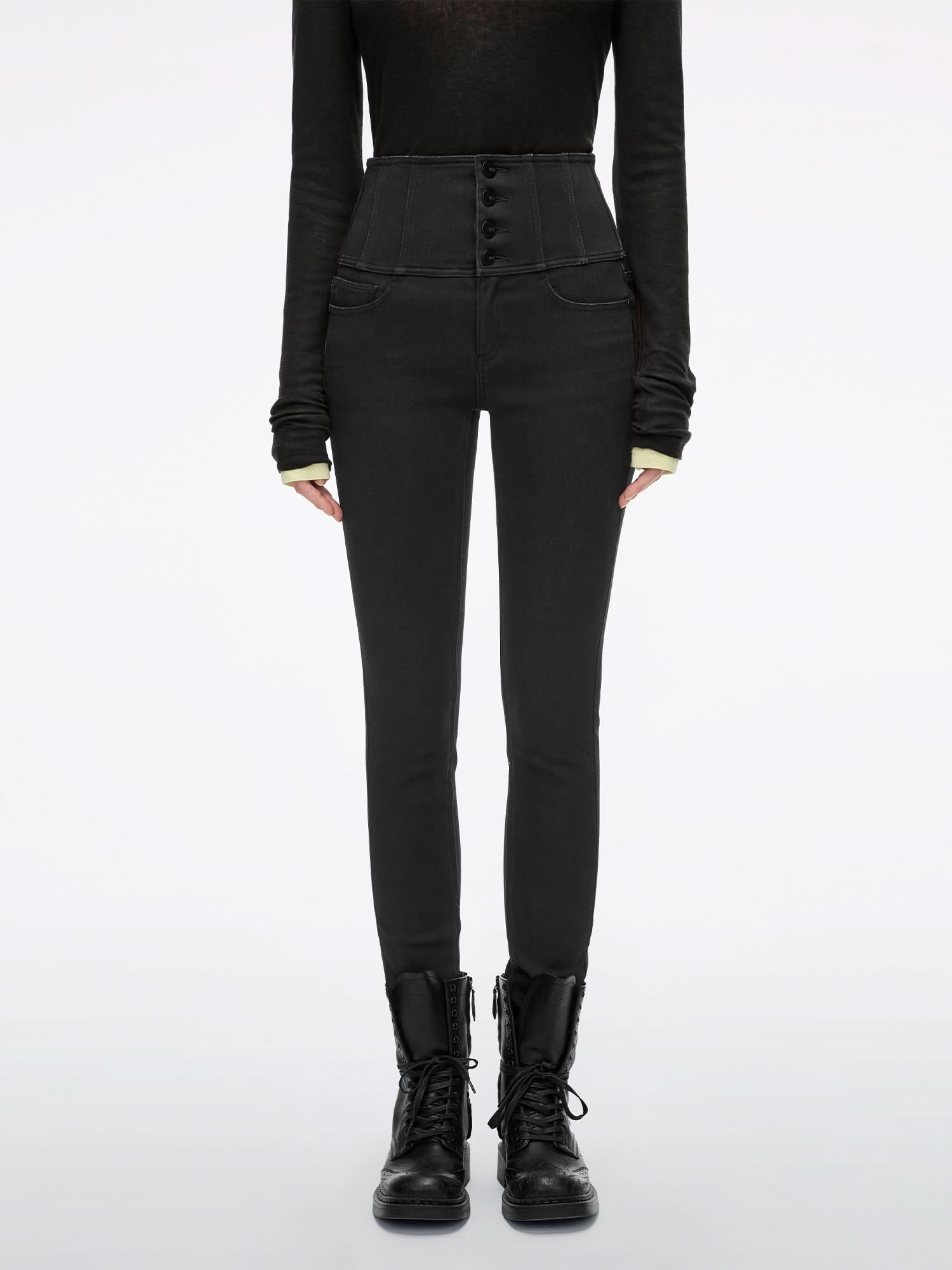 miss sixty SKINNY JEANS-GLENDA BLACK FOG