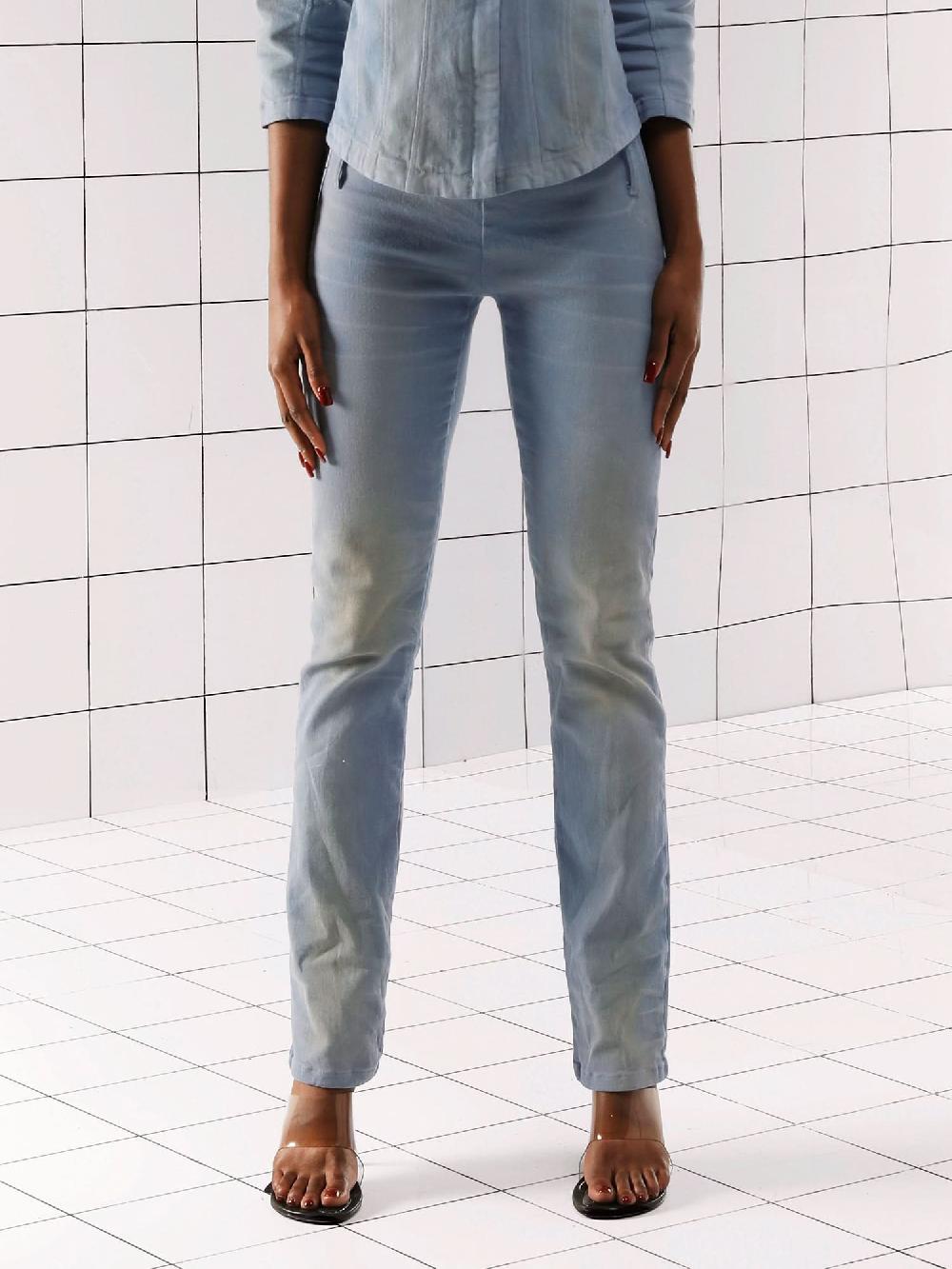 miss sixty SKINNY LOW RISE JEANS MIDDLE BLUE