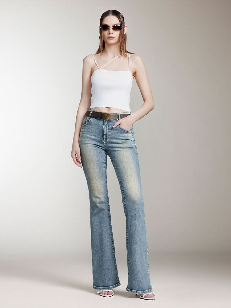 Miss Sixty SLANTED CAMISOLE WHITE