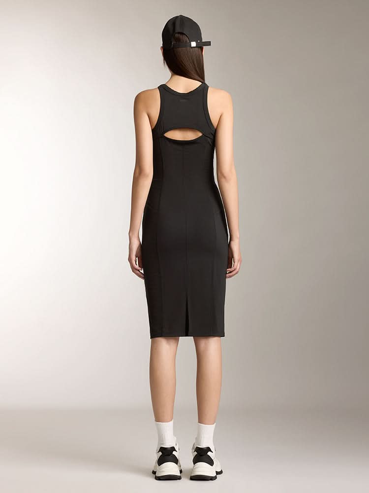 Miss Sixty SLEEVELESS TANK DRESS BLACK
