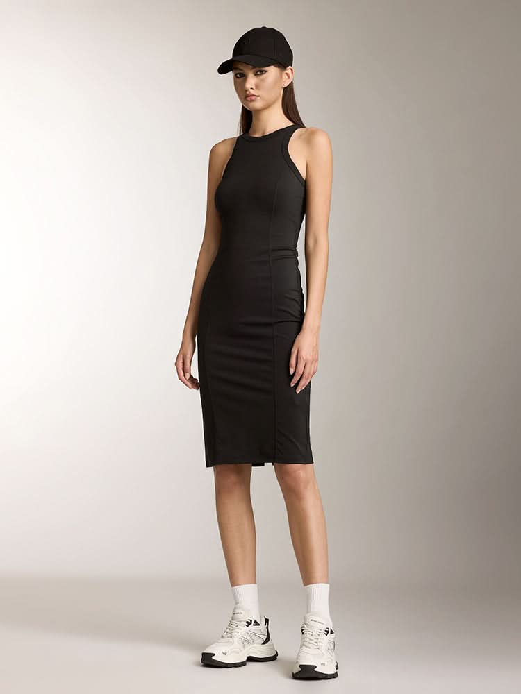 Miss Sixty SLEEVELESS TANK DRESS BLACK