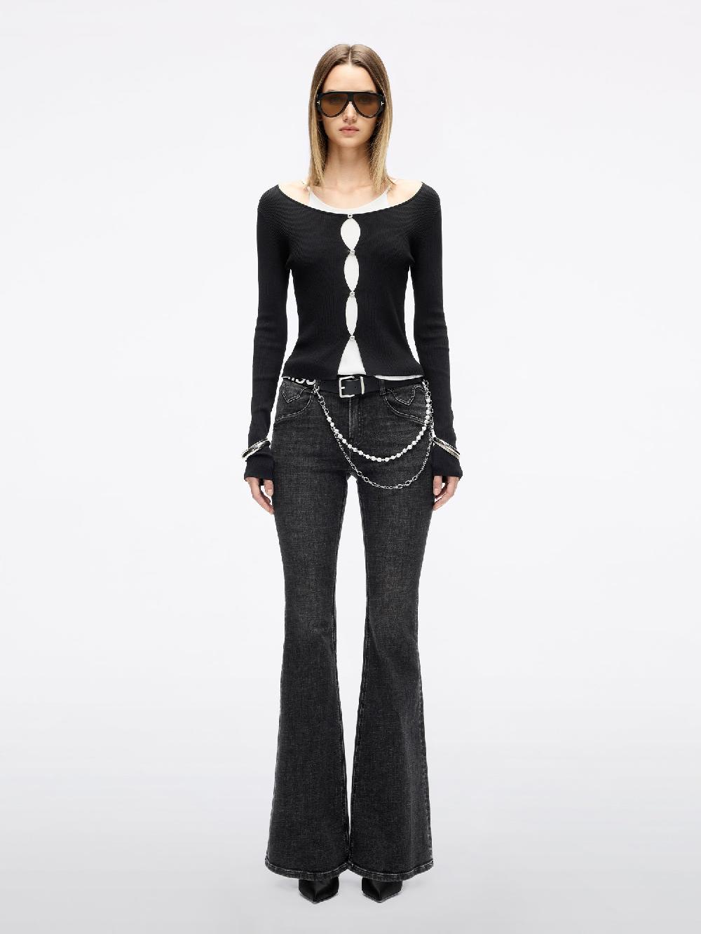 Miss Sixty SLIM-FIT FLARED JEANS-BELLA BLACK FOG