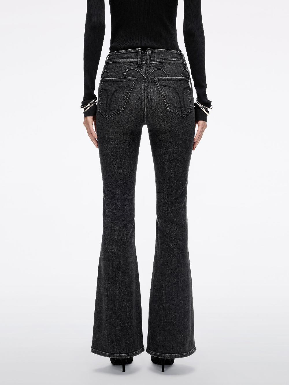 Miss Sixty SLIM-FIT FLARED JEANS-BELLA BLACK FOG
