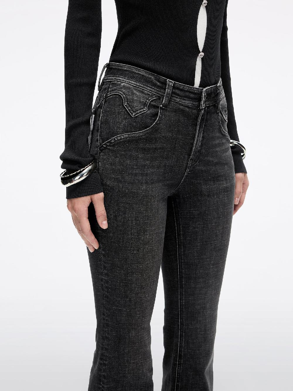 Miss Sixty SLIM-FIT FLARED JEANS-BELLA BLACK FOG