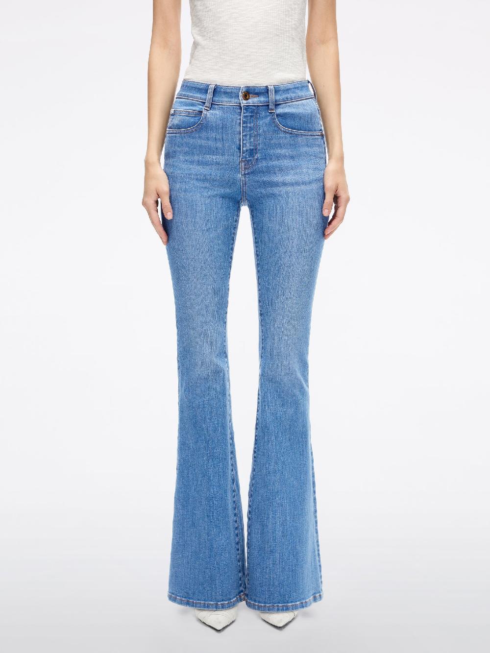 miss sixty SLIM-FIT FLARED JEANS MIDDLE BLUE
