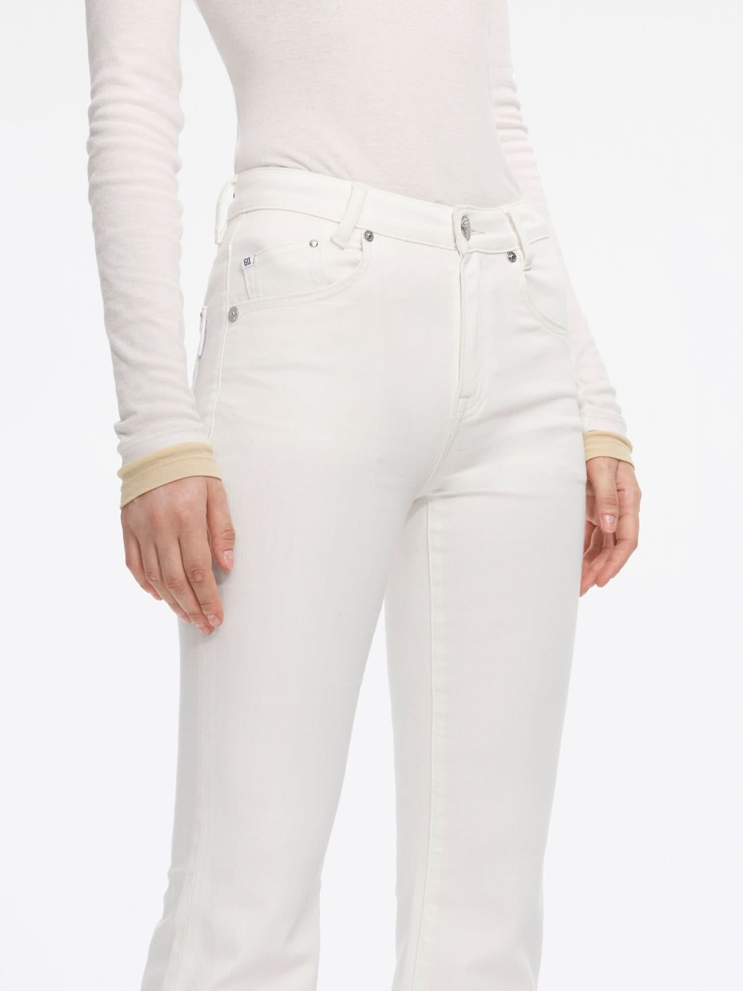 Miss Sixty SLIM-FIT FLARED JEANS WHITE