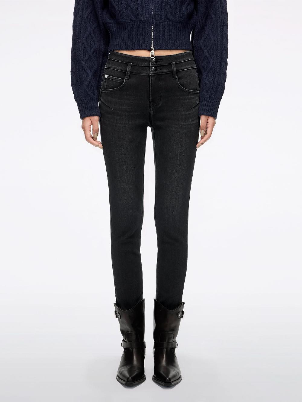 miss sixty SLIM-FIT JEANS BLACK FOG