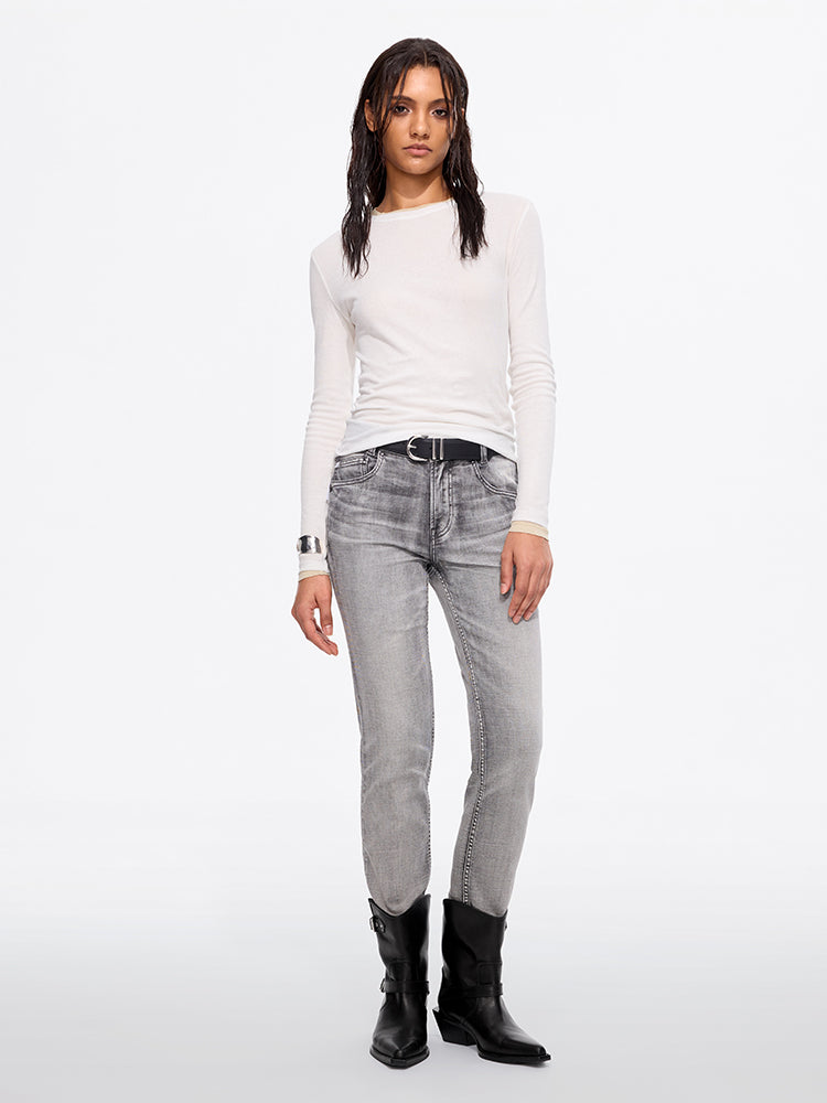 Miss Sixty SLIM-FIT JEANS-SSM LIGHT GREY