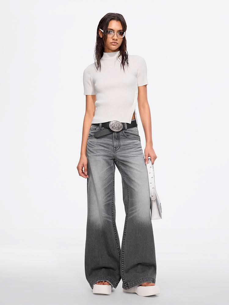 Miss Sixty SLIM-FIT SWEATER WHITE