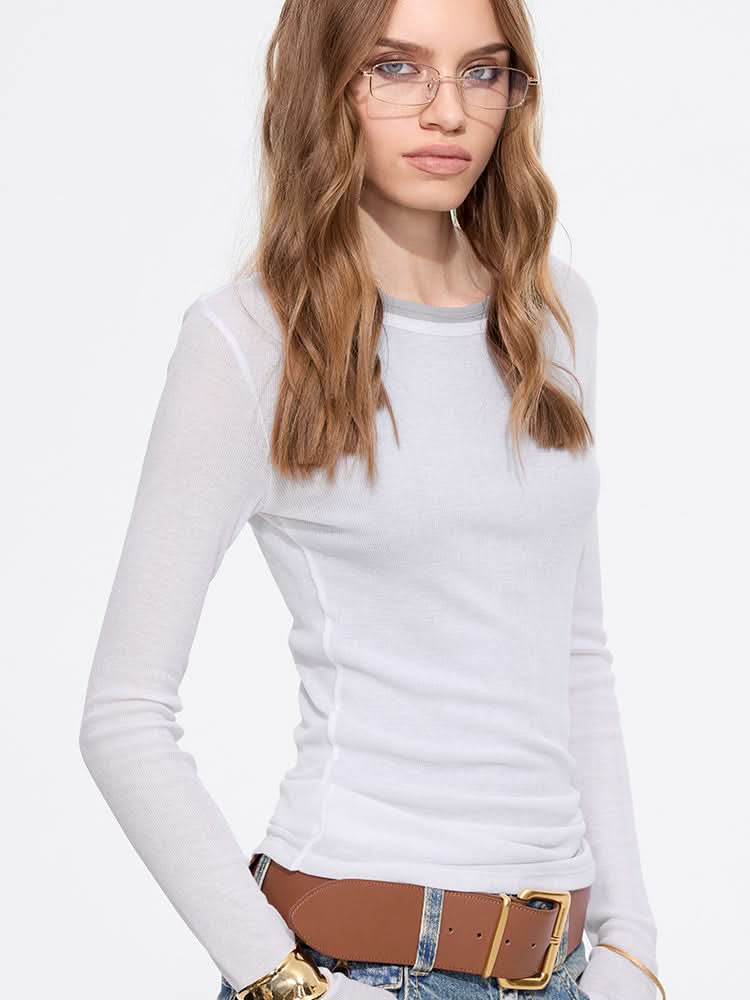 Miss Sixty SLIM-FIT T-SHIRT BRIGHT WHITE