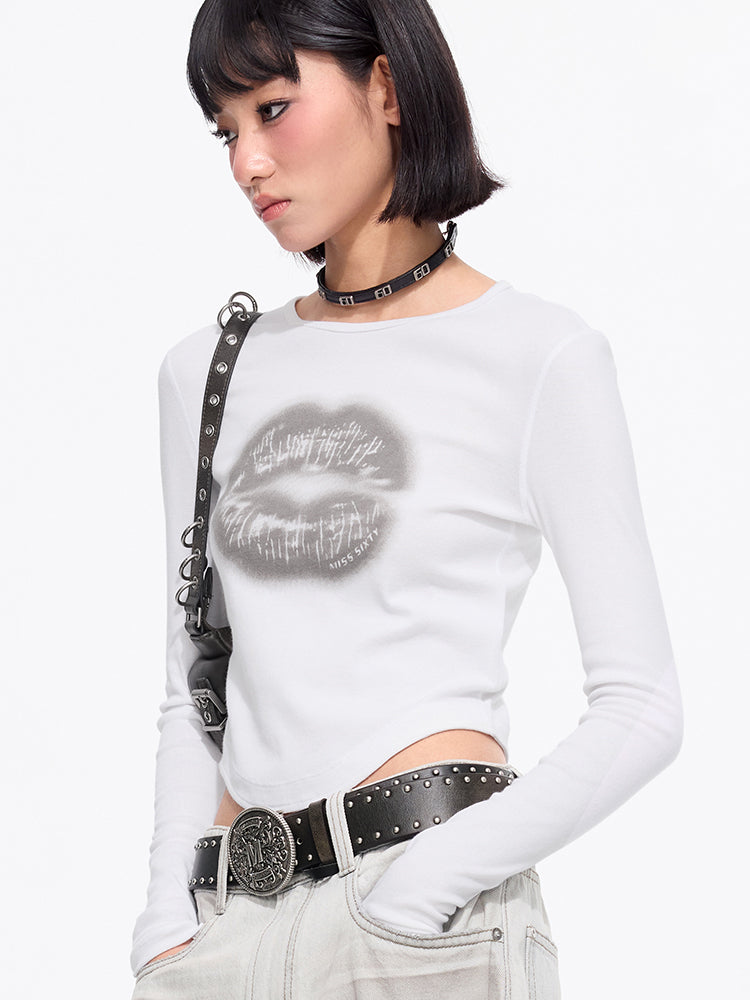 Miss Sixty SLIM-FIT T-SHIRT WHITE