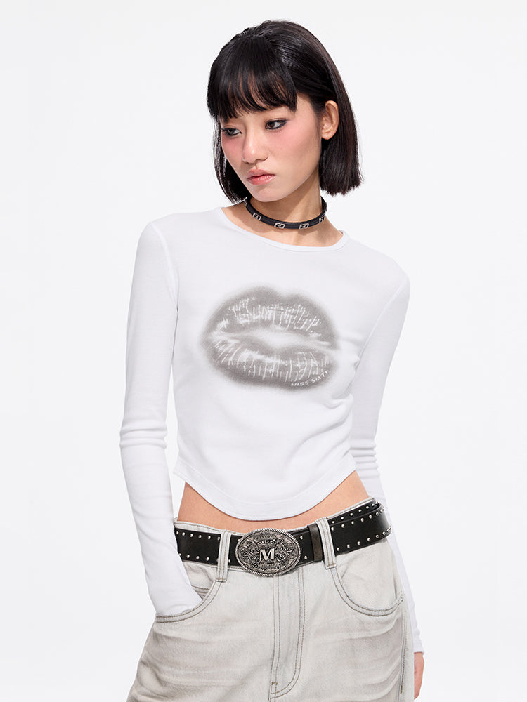 miss sixty SLIM-FIT T-SHIRT WHITE